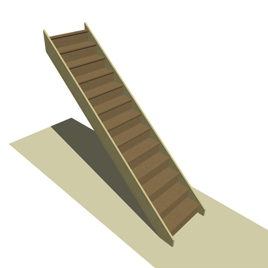 Made to Measure Straight Flight 13 Risers Total Rise 1950-2625mm 225 Going