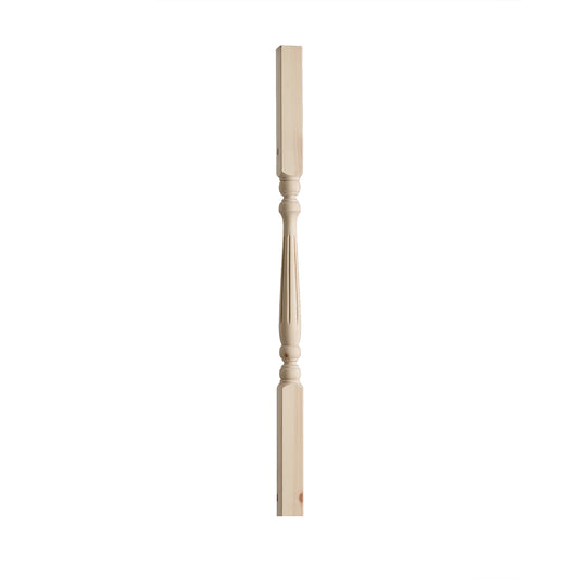 41mm Pine Fluted Spindle x 895mm PEFC