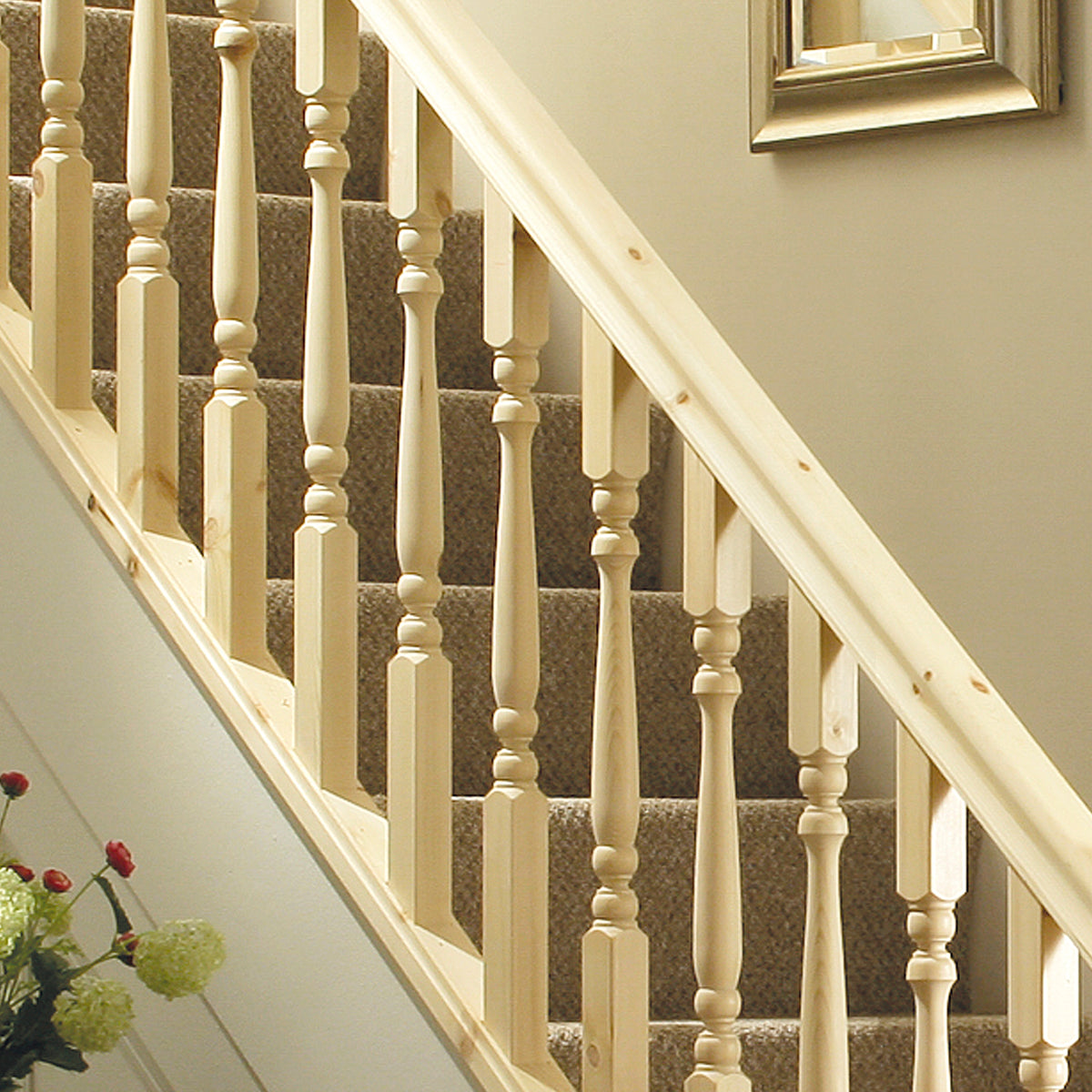 Pine 3.6mtr 32mm Handrail