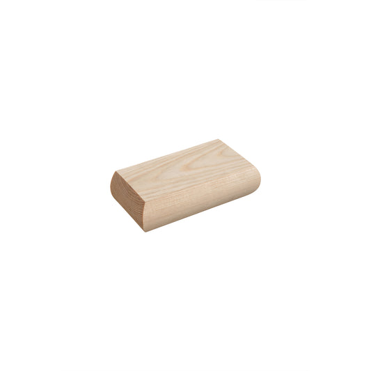 Pine Half Low Profile Newel Cap