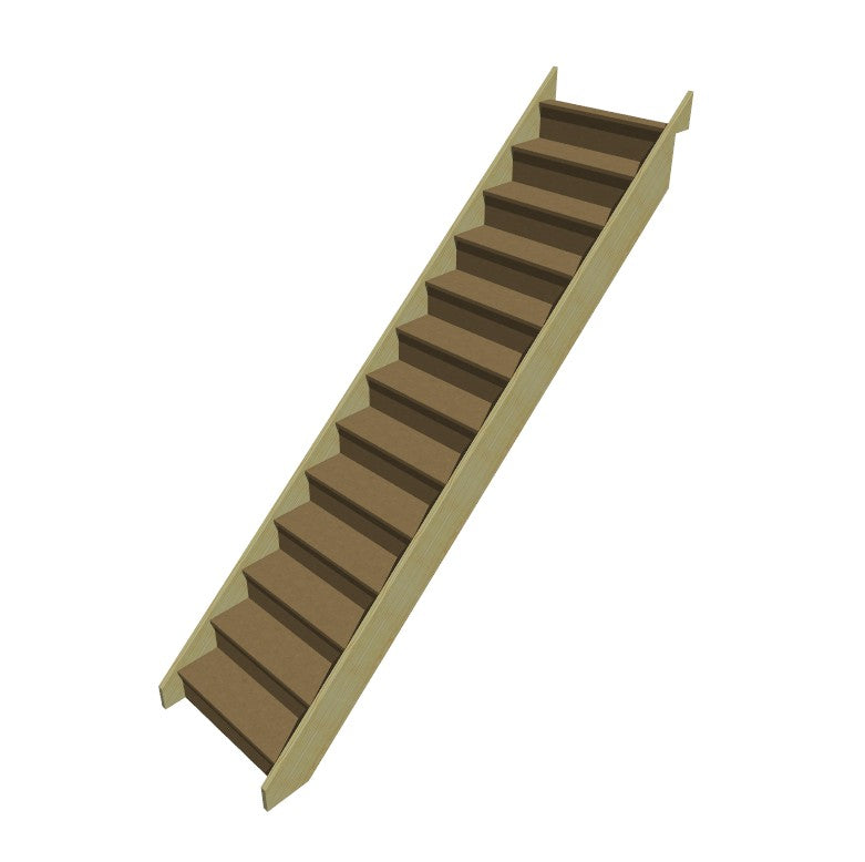 Made to Measure Trade Staircase - Pine and MDF