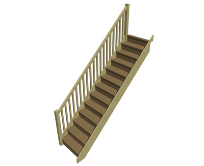 Made to Measure Trade Staircase - Pine and MDF