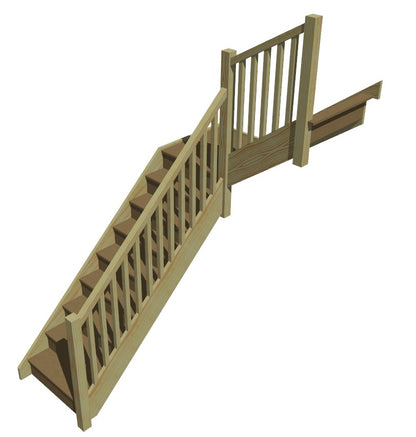 Made to Measure Trade Staircase - Pine and MDF