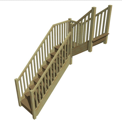 Made to Measure Trade Staircase - Pine and MDF
